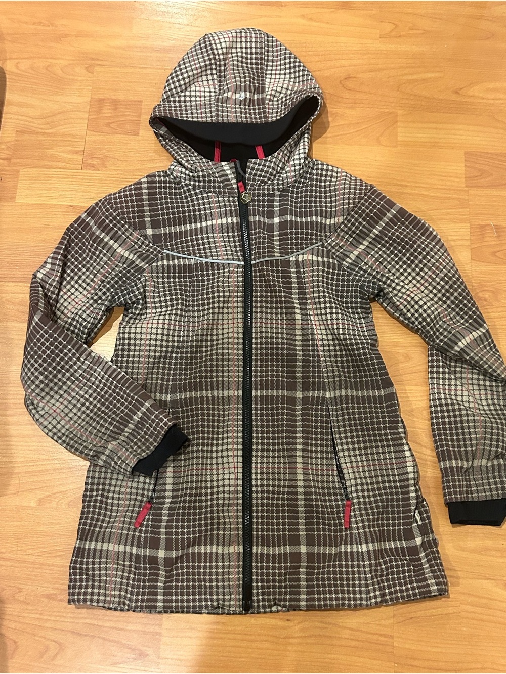 Ivivva by lululemon Brown Plaid coat (10 Girls)
